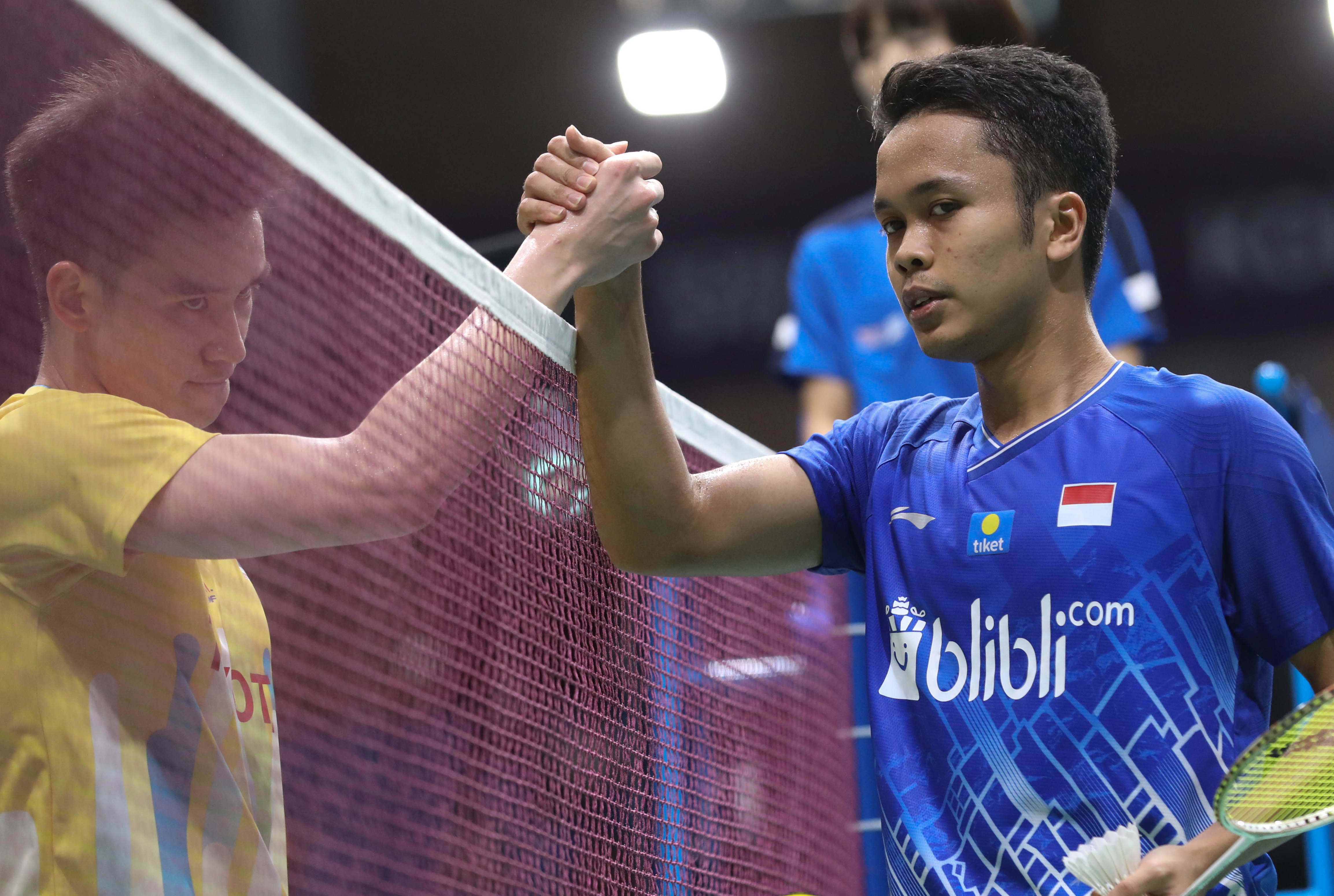 Pebulutangkis tunggal putra Indonesia Anthony Sinisuka Ginting