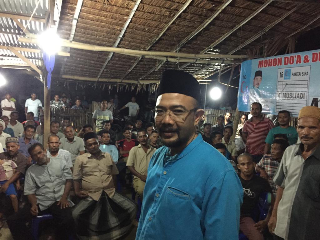 Ketua Partai SIRA Aceh Muhammad Nazar