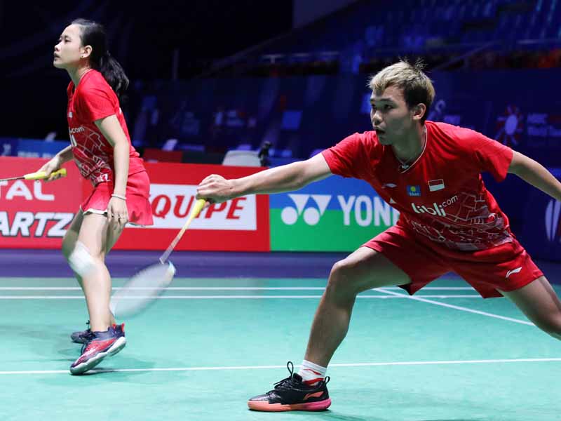 Ganda campuran Rinov Rivaldy/Pitha Haningtyas Mentari