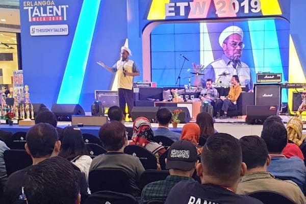 Acara Pemuda Mengkaji dengan tajuk Millenial Bersatu Indonesia Maju, Jakarta, Sabtu (5/10).