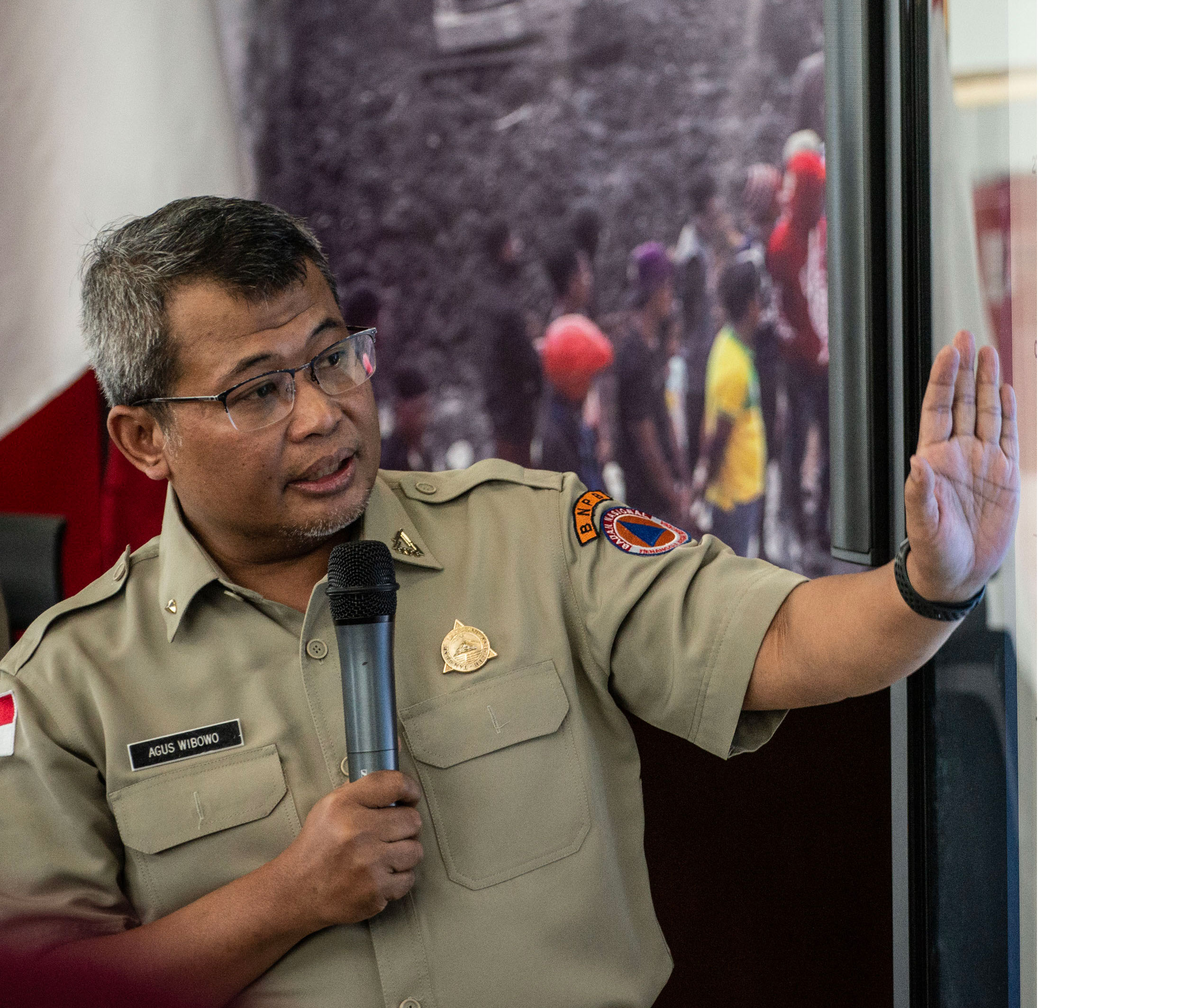  Kepala Pusat Data, Informasi, dan Humas BNPB Agus Wibowo 