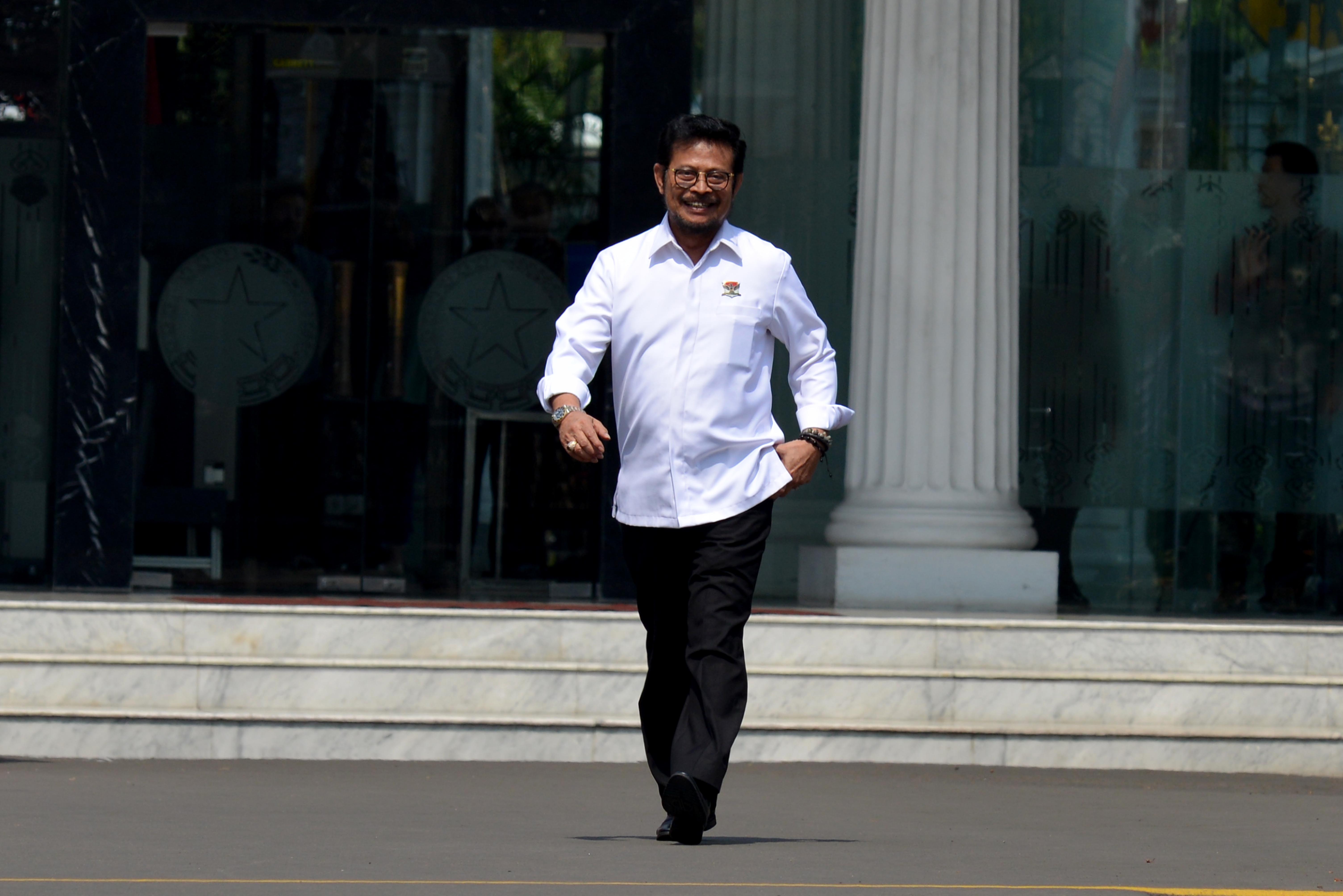 Mantan Gubernur Sulawesi Selatan Syahrul Yasin Limpo memberi sinyal menjadi menteri pertanian