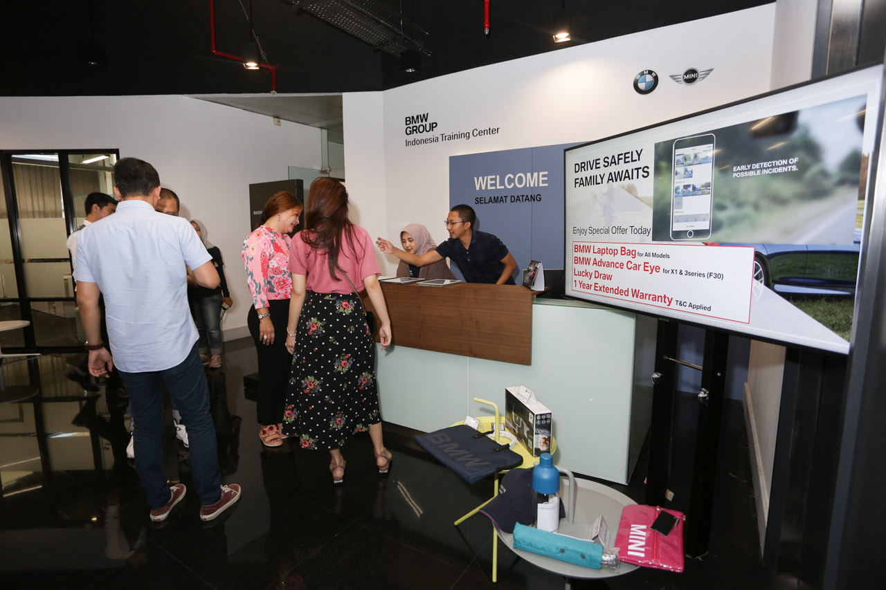 Safety driving class BMW