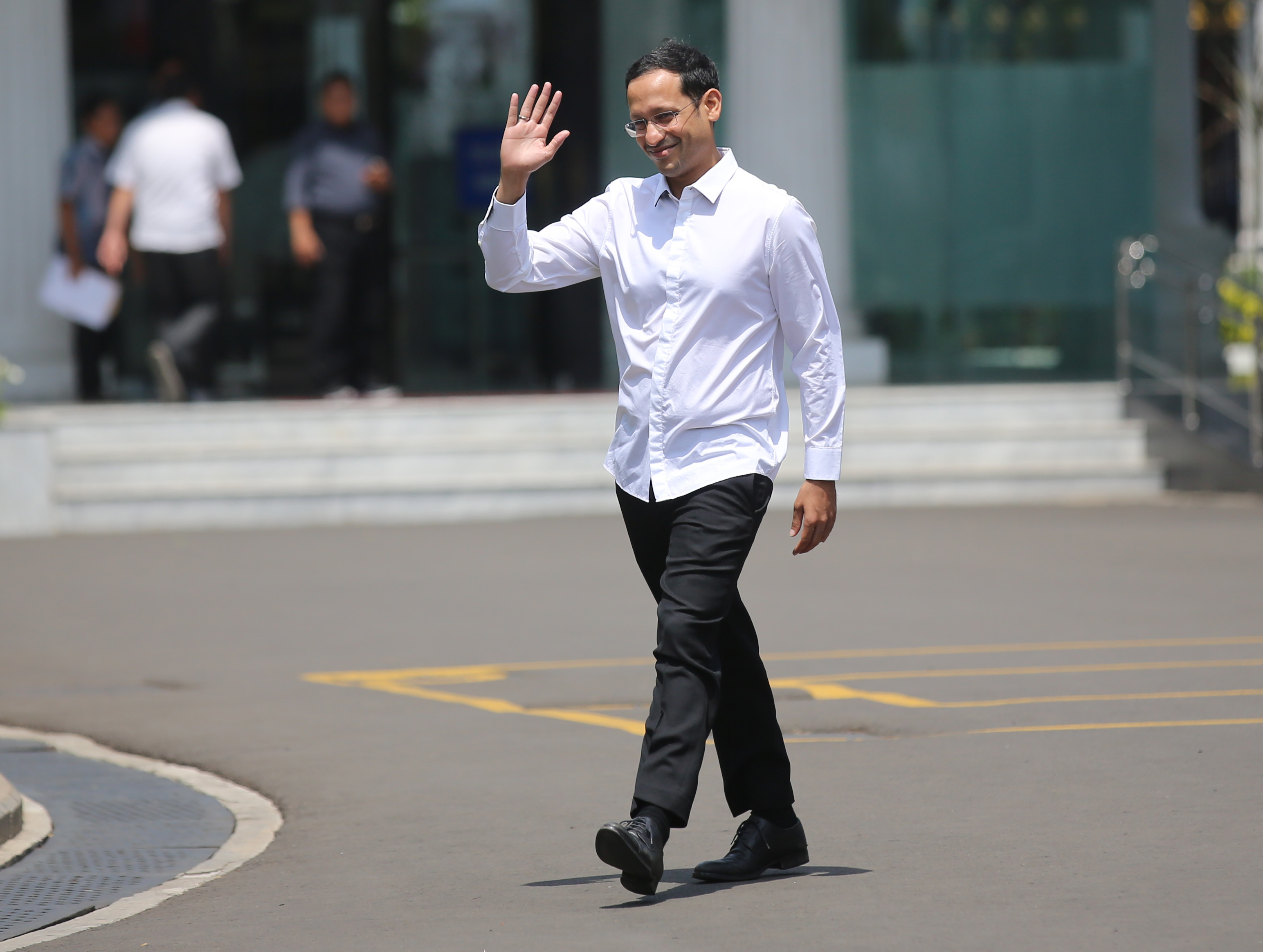 Pendiri Gojek Nadiem Makarim menemui Presiden Jokowi terkait kursi menteri di kabinet kerja