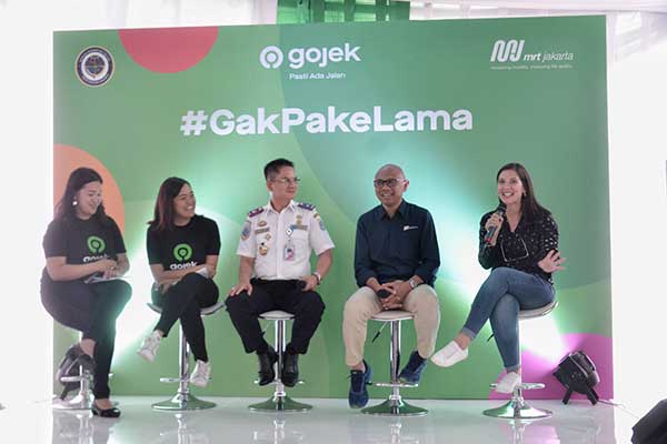 VP Transport Marketing Gojek Monita Moerdani, Kadishub DKI Jakarta Syafrin Liputo, Dirut MRT Jakarta William Sabandar, Aktris Hannah Al Rash