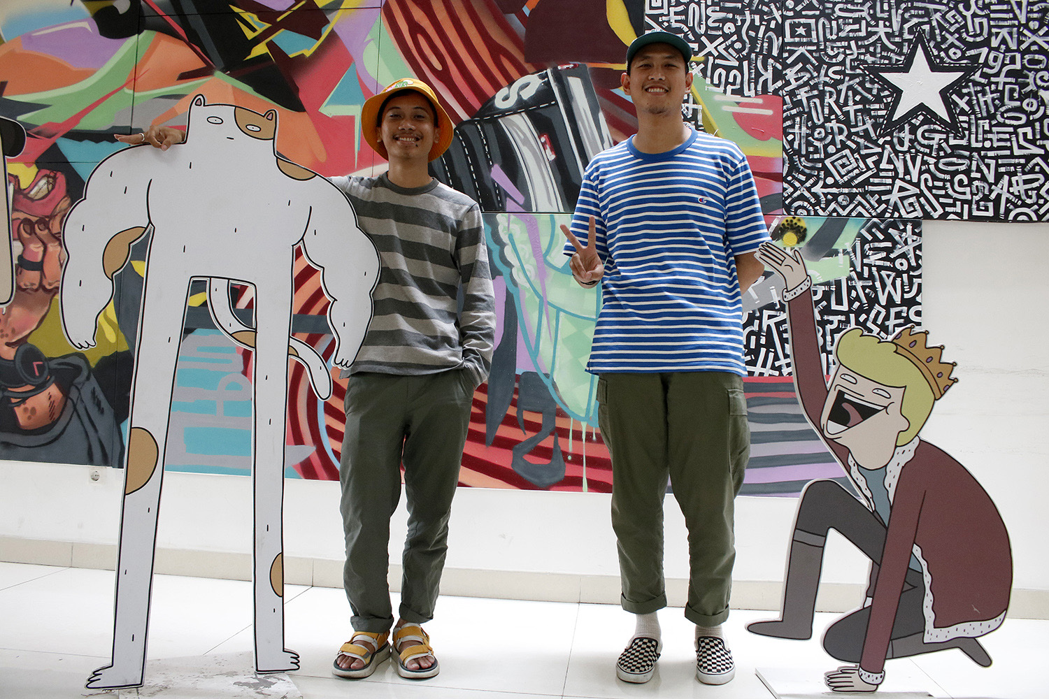 Kreator Tahilalats Nurfadli Mursyid (kiri) dan Head of Commercial Tahilalat Rahman Azhari (Ote) di Jakarta, akhir Oktober 2019.