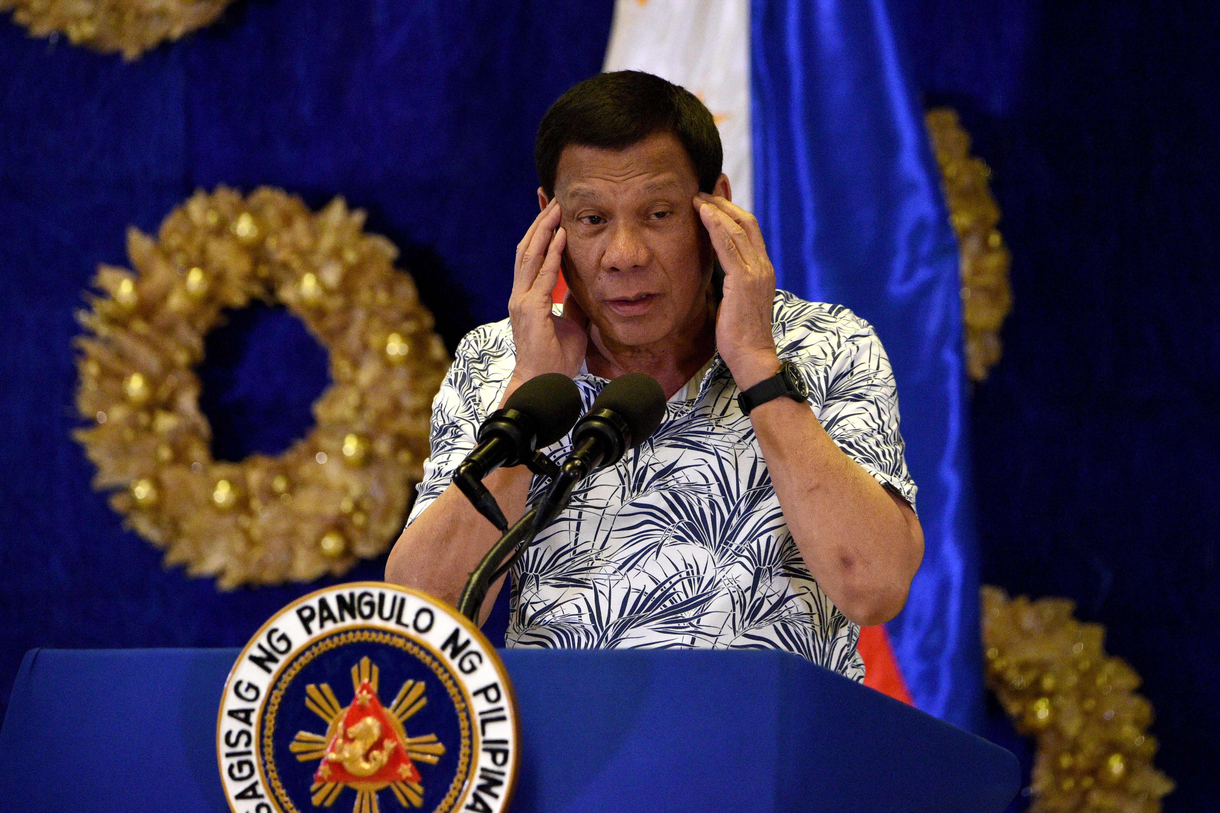 Presiden Filipina Rodrigo Duterte