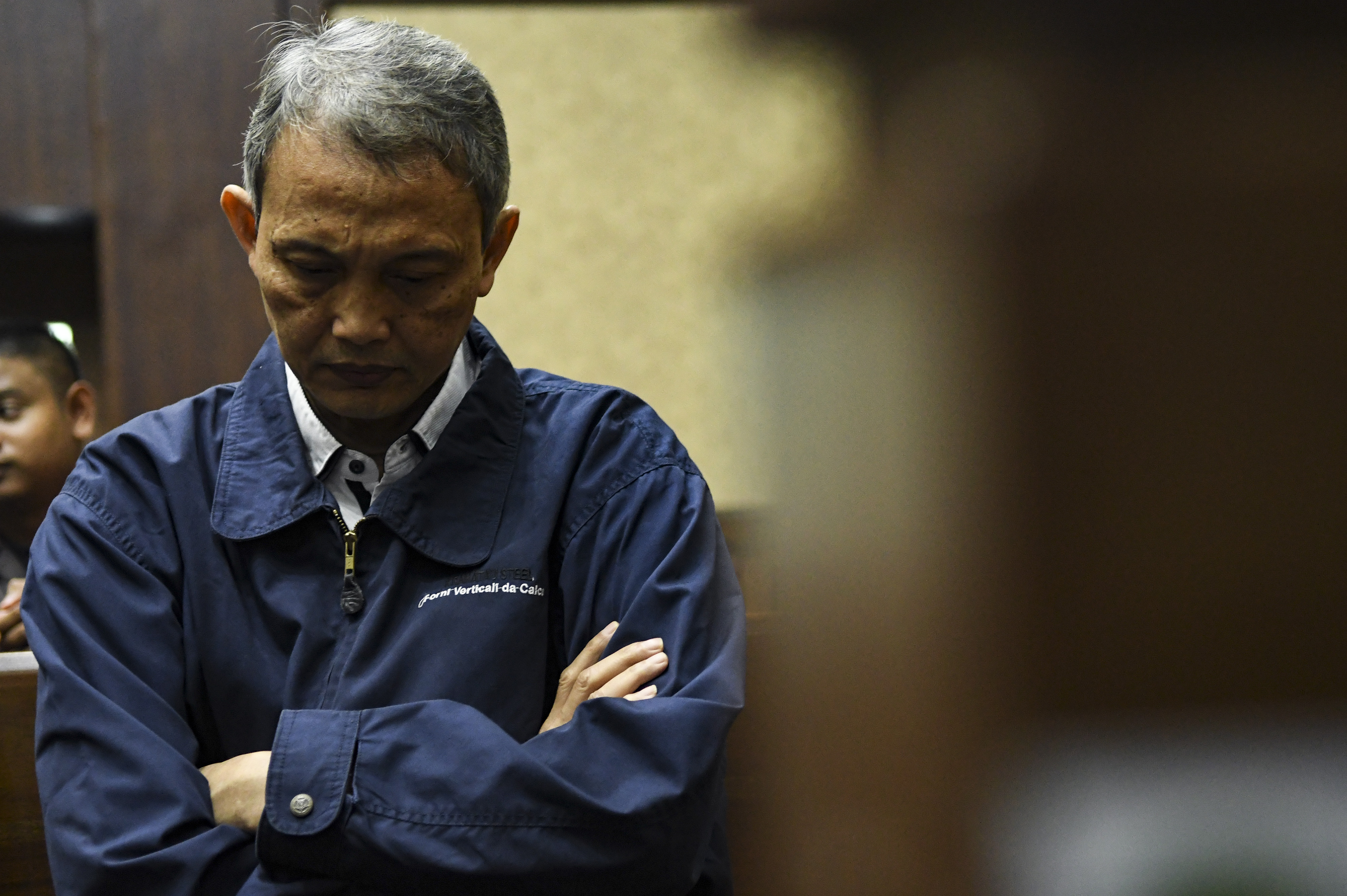 Terdakwa kasus dugaan suap proyek pengadaan di lingkungan PT Krakatau Steel Wisnu Kuncoro 