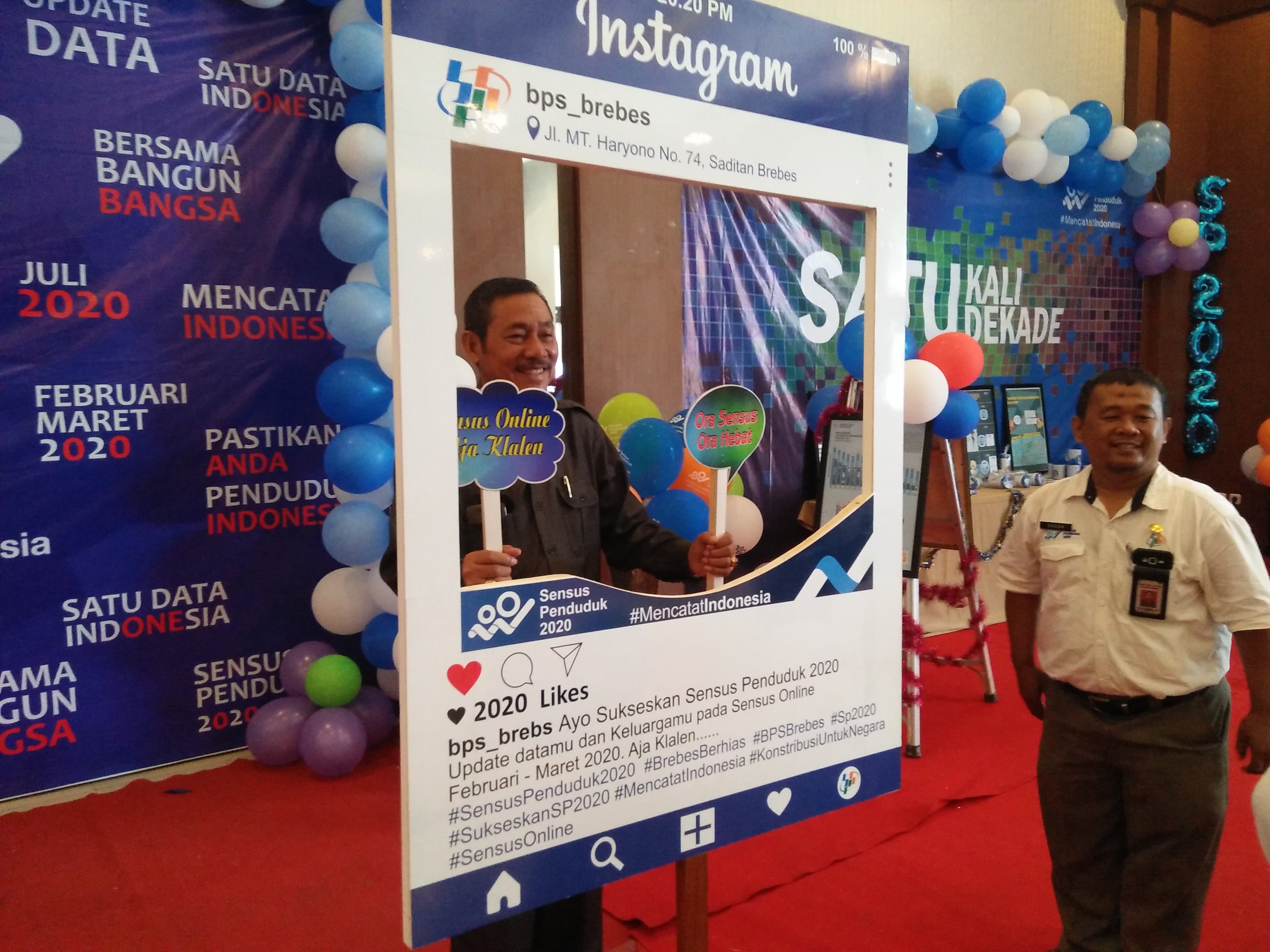 Terobosan baru dilakukan Pemkab Brebes yaitu sensus penduduk 2020 dilakukan secara online