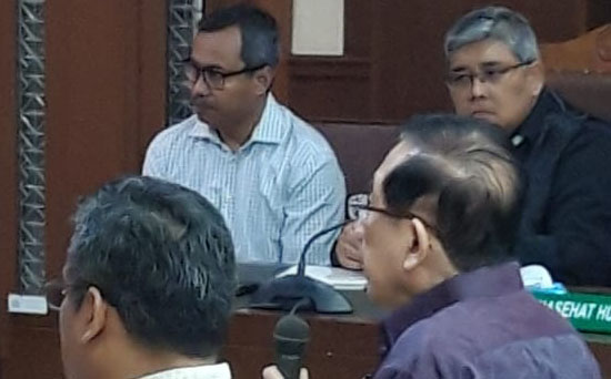 Persidangan kasus pemukulan hakim di PN Jakarta Pusat