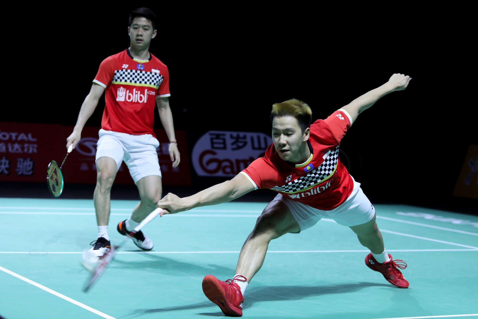 Ganda putra Indonesia, Kevin Sanjaya Sukamuljo/Marcus Fernaldi Gideon, gagal menjuarai Hong Kong Terbuka setelah terhenti di perempat final.