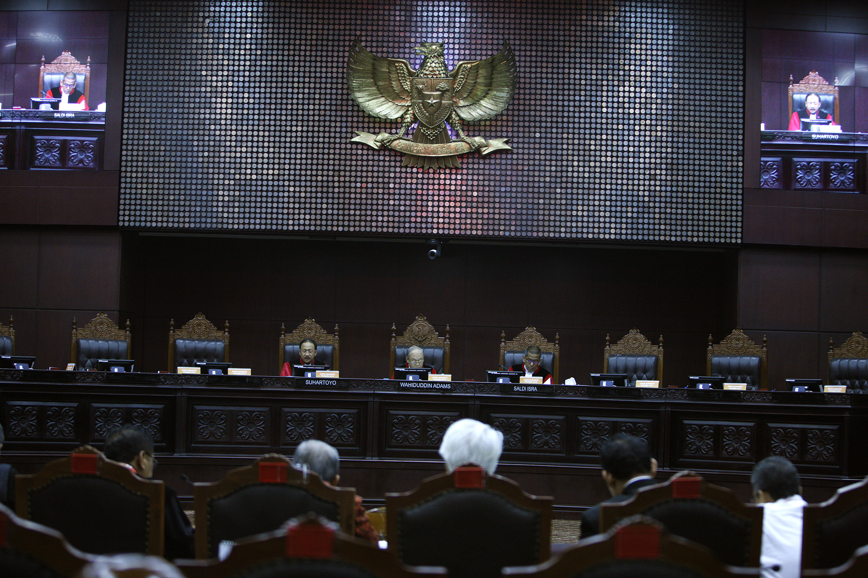 Ilustrasi: persidangan di Mahkamah Konstitusi