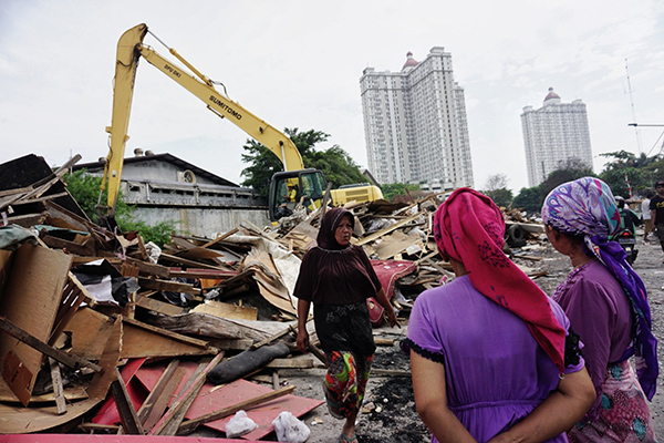 Penggusuran Rumah Semi Permanen