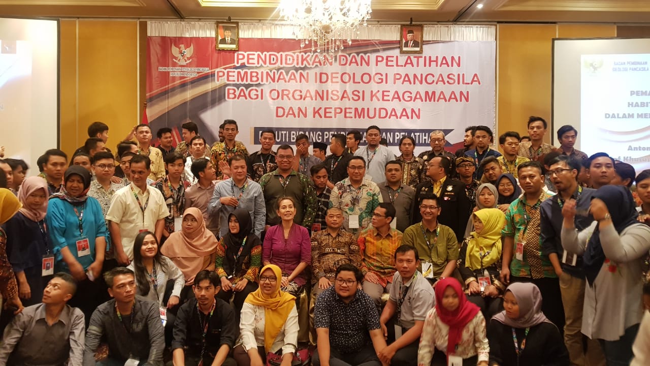 Penyelenggaraan pelatihan organisasi keagamaan pemuda oleh BPIP