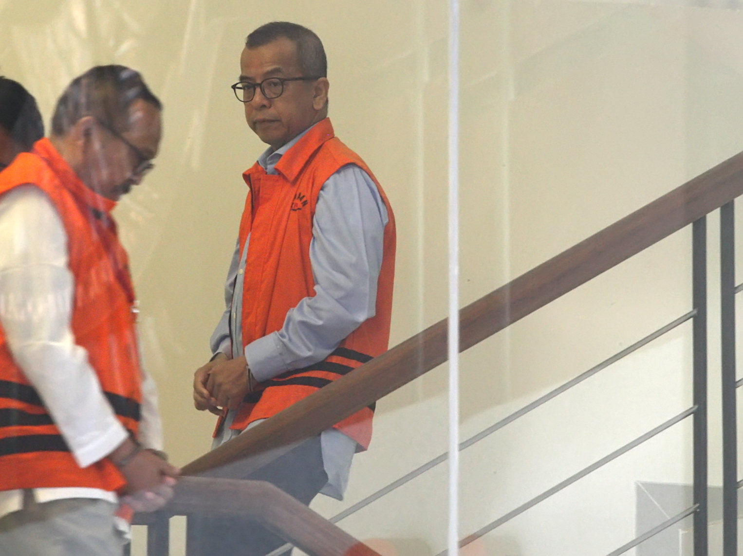 Mantan Direktur Utama PT. Garuda Indonesia Emirsyah Satar saat menjalani pemeriksaan di KPK