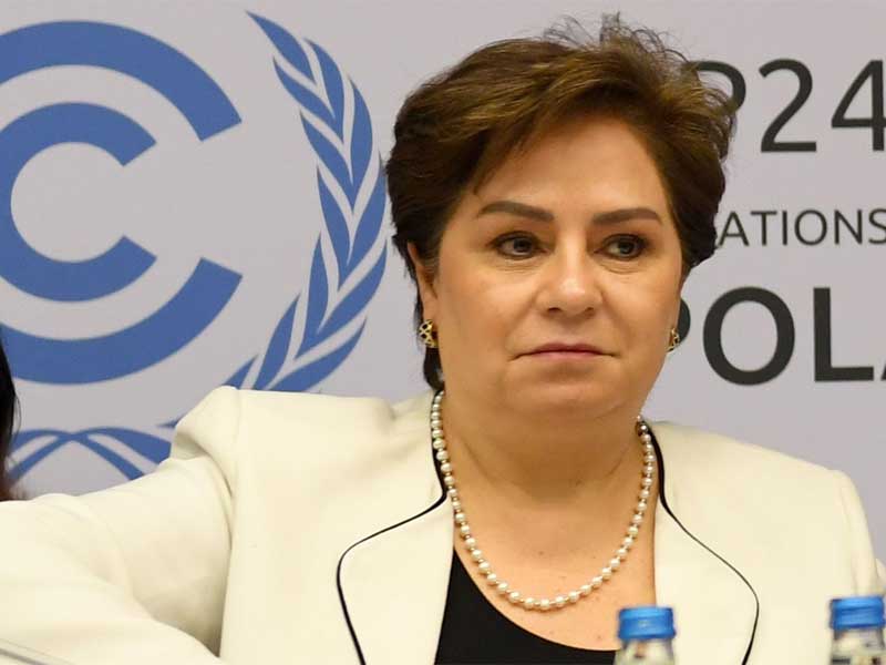 Eksekutif Sekretaris Perubahan Iklim PBB Patricia Espinosa