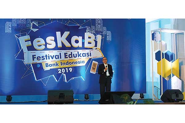 Deputi Gubernur Bank Indonesia, Sugeng di Festival Edukasi Bank Indonesia (FeskaBI) 2019 di Universitas Negeri Manado, Sulawesi Utara