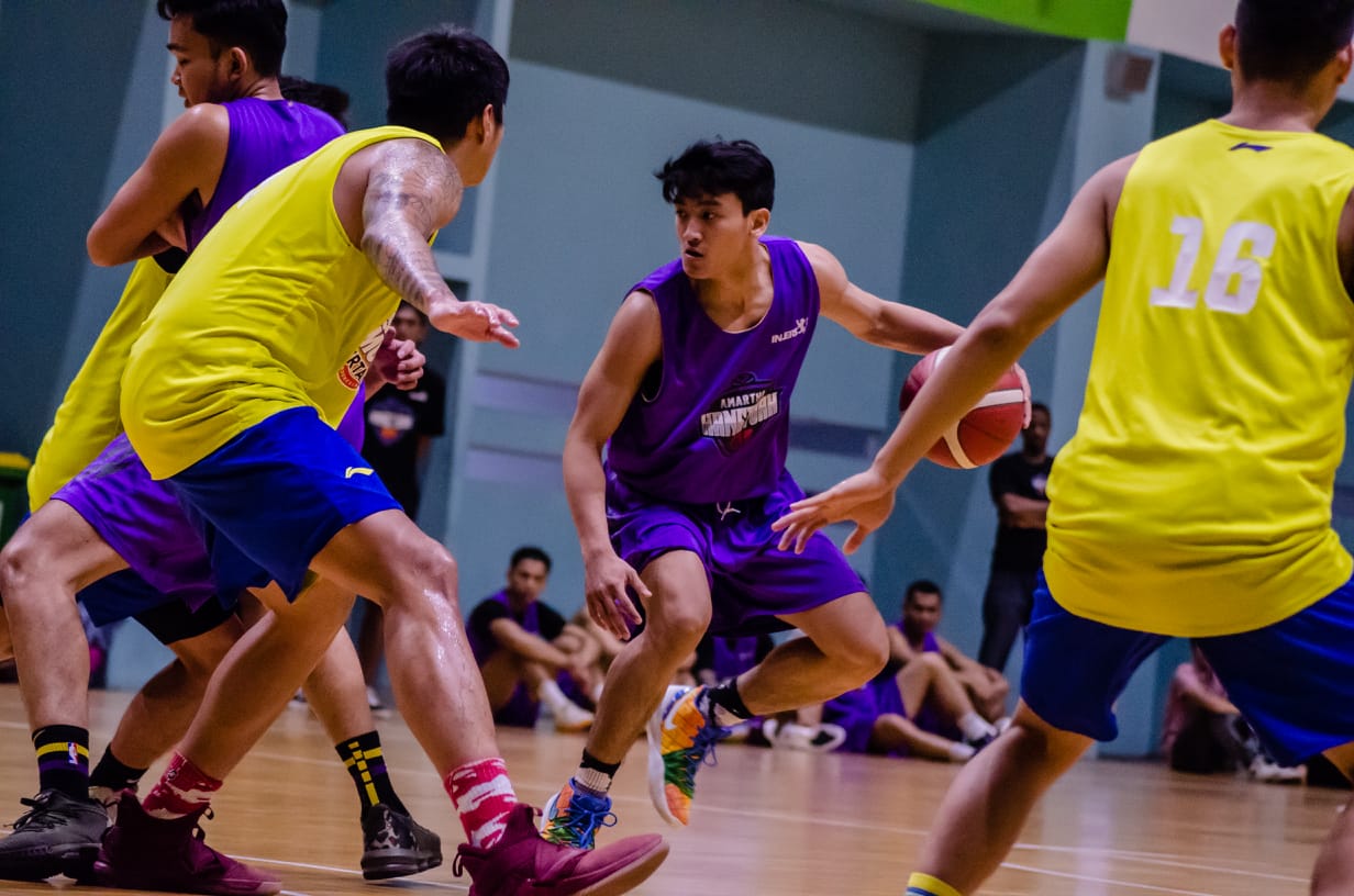 Laga eksibisi Amartha HangTuah kontra Satria Muda Pertamnia