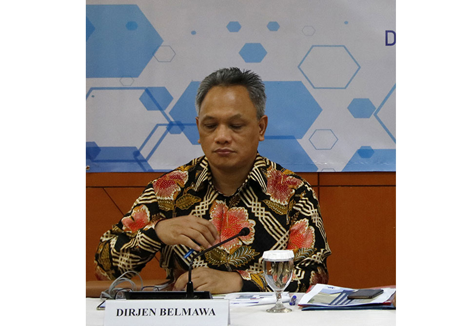 Dirjen Pembelajaran dan Kemahasiswaan (Belmawa) Ismunandar 