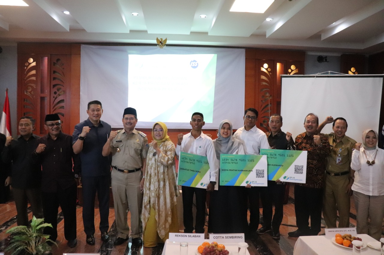 BPJSTK Kantor Cabang (Kancab) Cilandak, Jakarta Selatan, memberikan Pelatihan Program Vokasi Indonesia Bekerja.