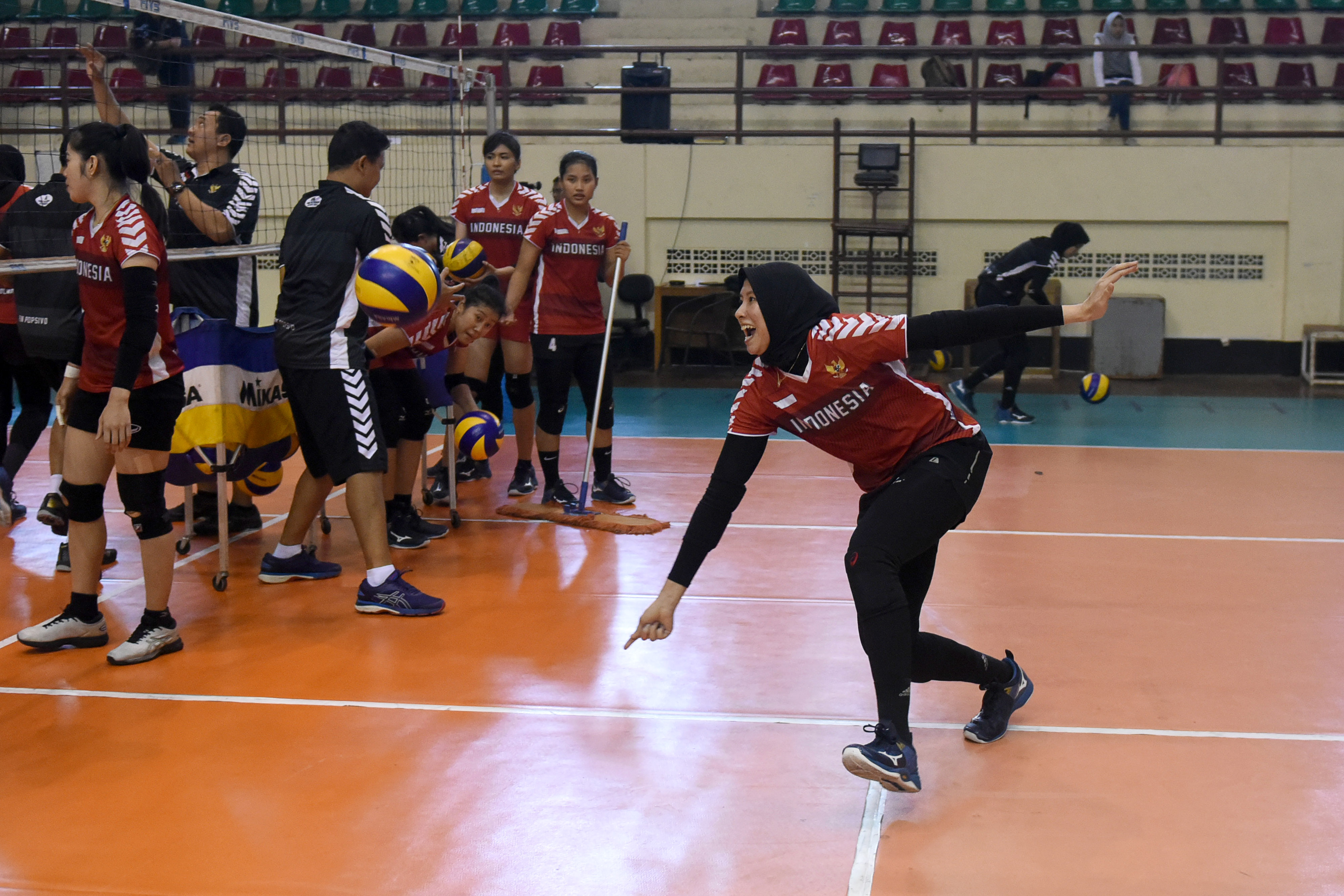 Pelatnas Bola Voli SEA Games 2019 di Sentul, Bogor, Jawa Barat