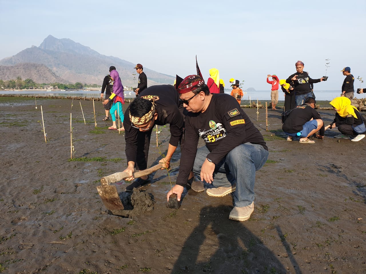 Purna Jambore Nasional 1991 (PJ91) di Kampung Blekok, kawasan pesisir pantai Pasir Putih, Situbondo, Jatim, 
