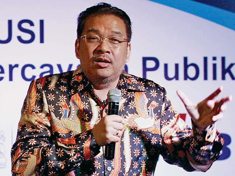 Pendiri Lingkaran Survei Indonesia (LSI) Denny JA, Denny Januar Ali.