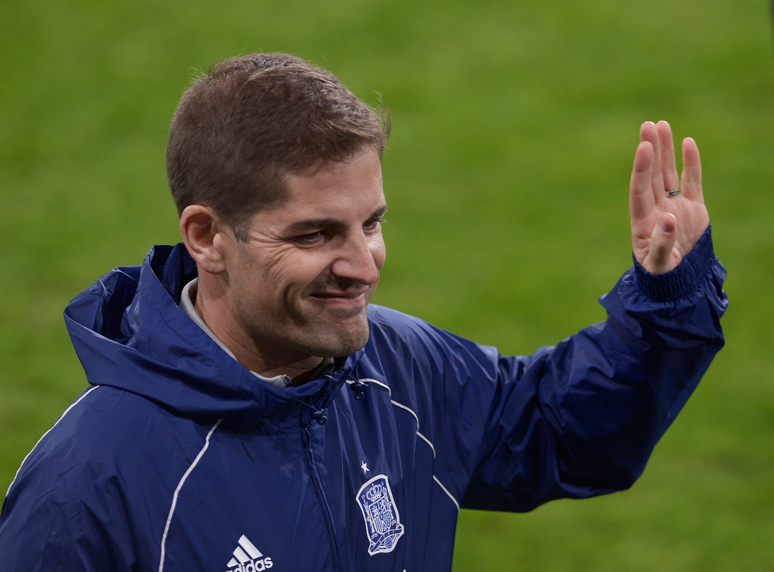 Pelatih timnas Spanyol Robert Moreno