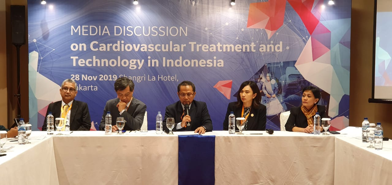Diskusi Media tentang Penangan dan Teknologi Kardiovaskular di Indonesia yang digelar di Jakarta, Kamis (28/11).