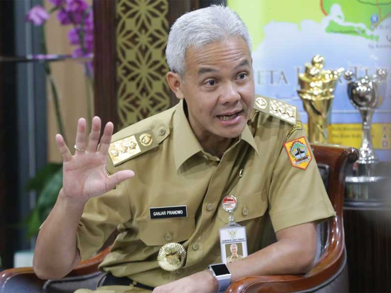 Gubernur Jawa Tengah Ganjar Pranowo.
