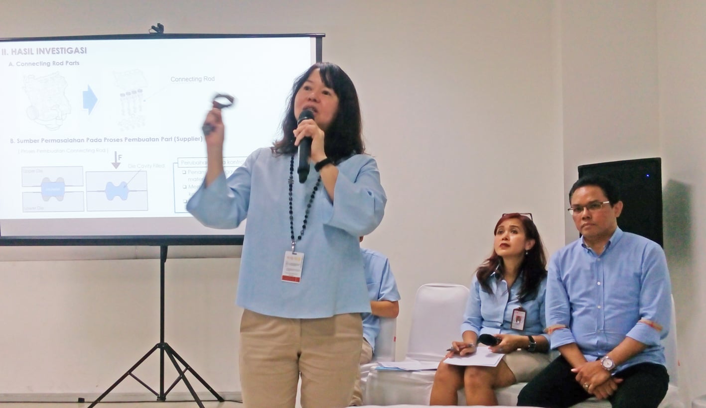 Daihatsu saat mengumumkan Recaal sejumlah Daihatsu Grand Max dan Luxio