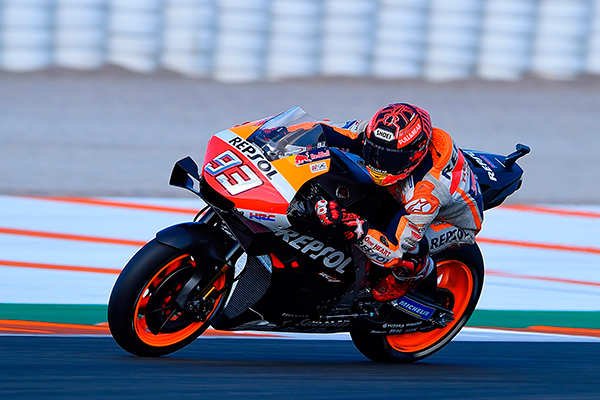 Pembalap Repsol Honda Marc Marquez