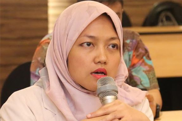 Peneliti dari Pusat Studi Keamanan Nasional Universitas Bhayangkara, Indah Pangestu Amaritasari.