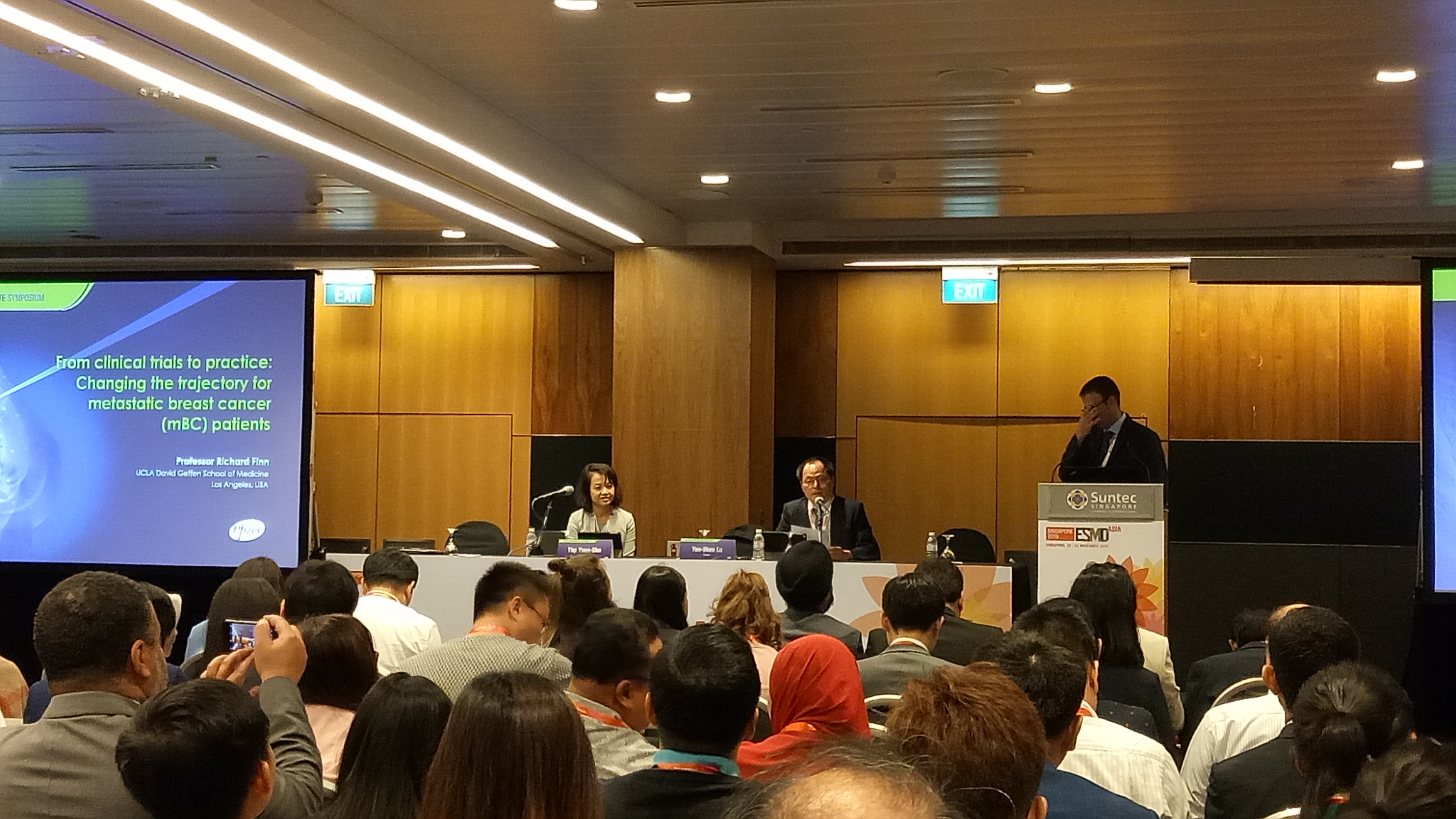 Kongres ESMO Asia 2019 yang berlangsung di Suntec Convention Center and Exhibition, Singapura, 22-24 November 2019