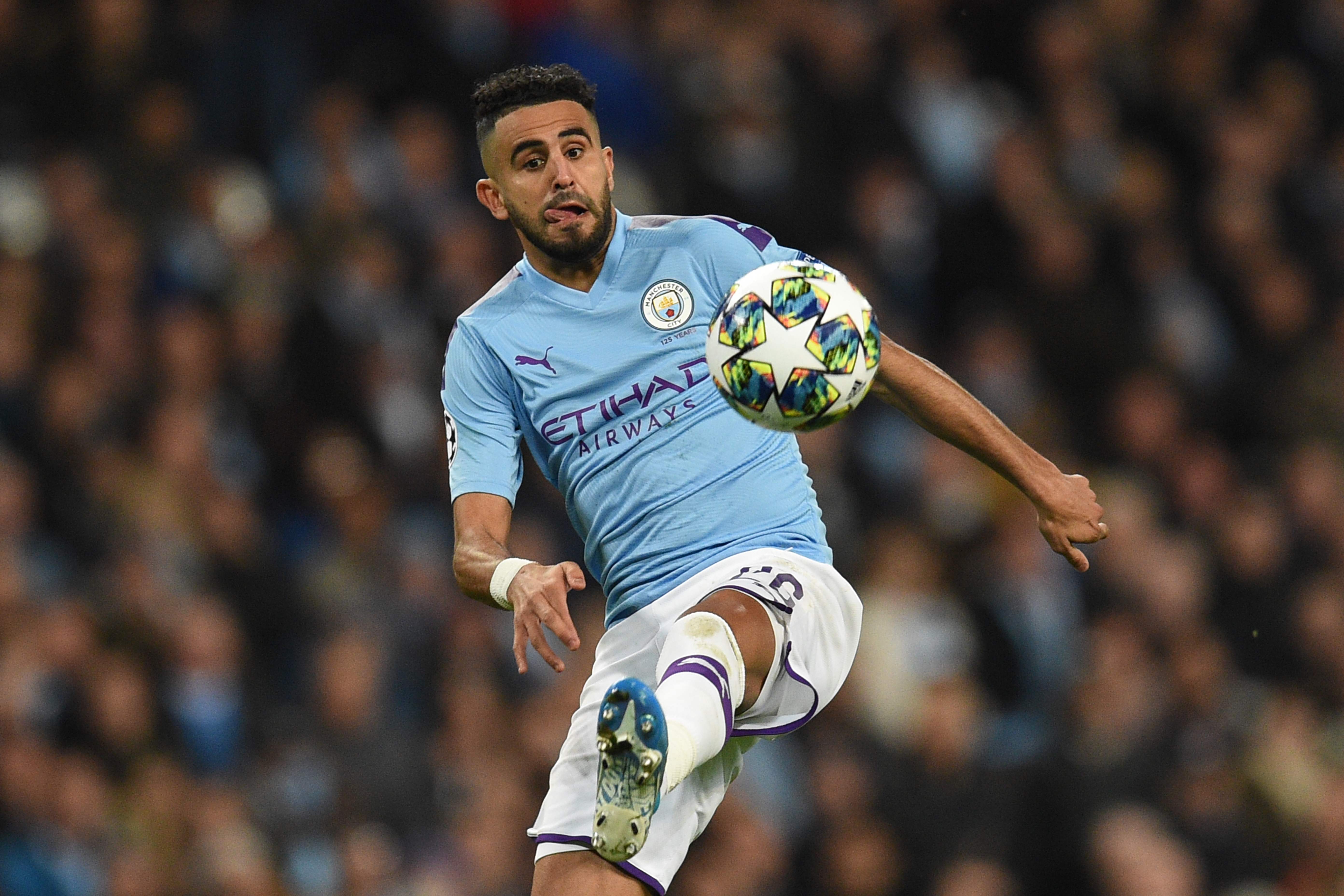 Pemain tengah Aljazair Manchester City, Riyad Mahrez