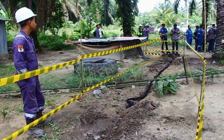 Polisi Ringkus Sindikat Pencuri Minyak Chevron