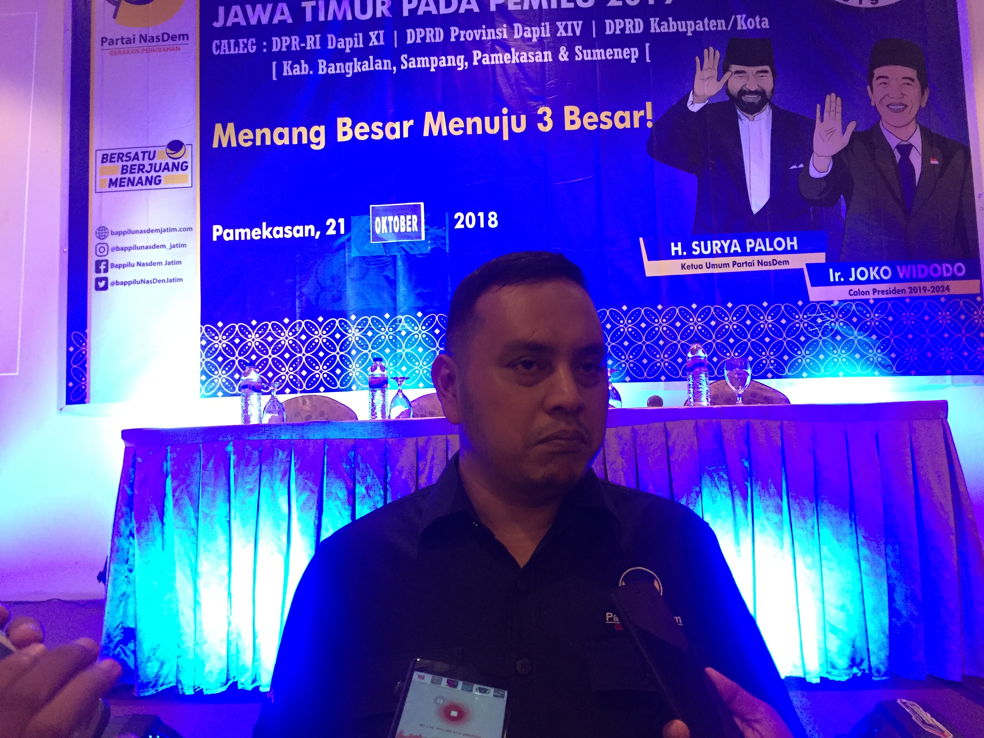 Wakil Sekretaris Bappilu DPP Partai Nasdem, Willy Aditya