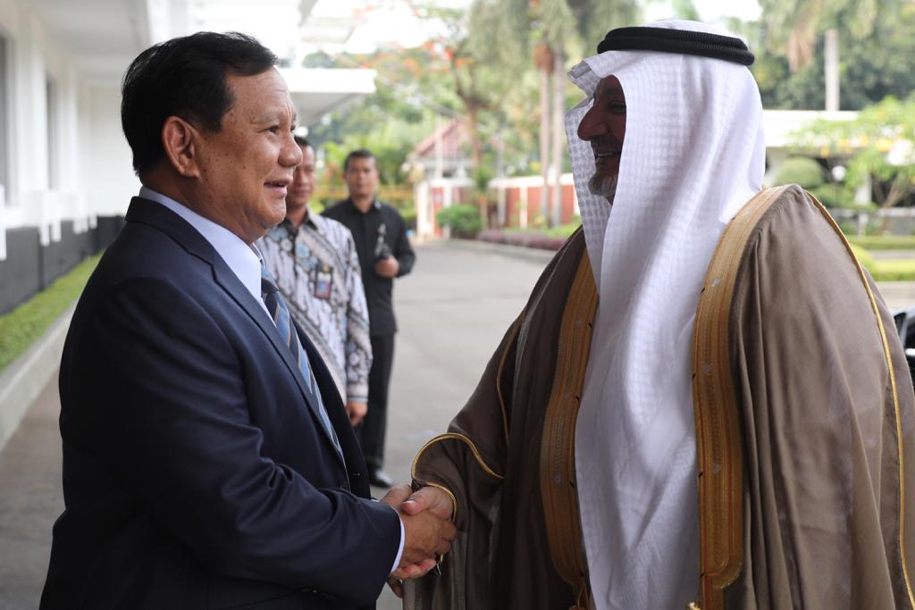 Menhan Prabowo Subianto dan Duta Besar Arab Saudi untuk Indonesia Esam A Abid Althagafi
