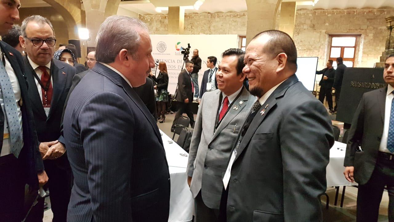 Pertemuan Kadin Meksiko dengan DPD RI yang dipimpin oleh Ketua DPD RI AA Lanyalla Mahmud Mattalitti, Kamis (7/11/2019).