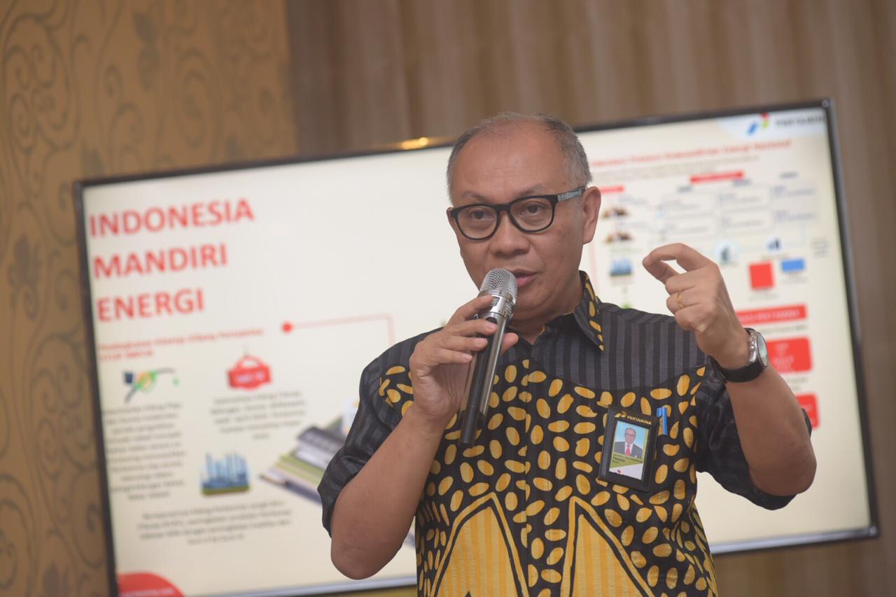 Direktur Megaproyek Pengolahan dan Petrokimia Pertamina Ignatius Talullembang