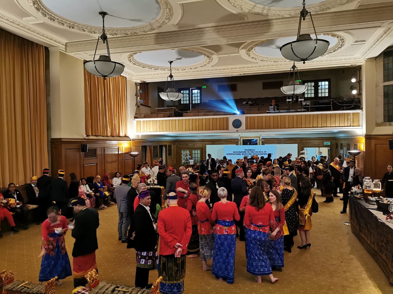  Acara Indonesia Diplomatic Reception  di Church House, London Inggris, Rabu (27/11).