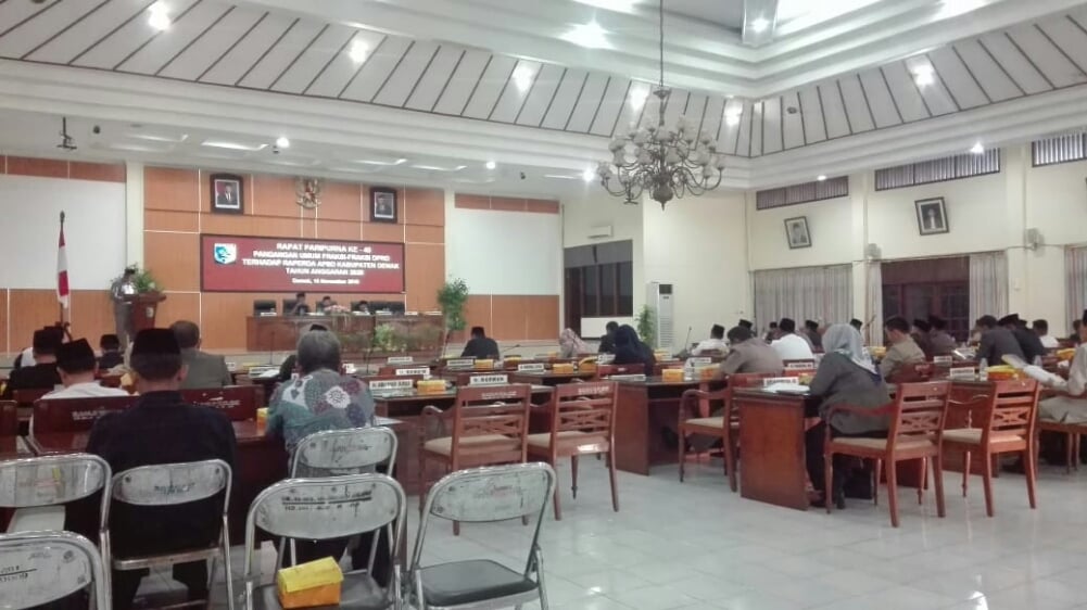 Rapat Sidang DPRD Kabupaten Demak.