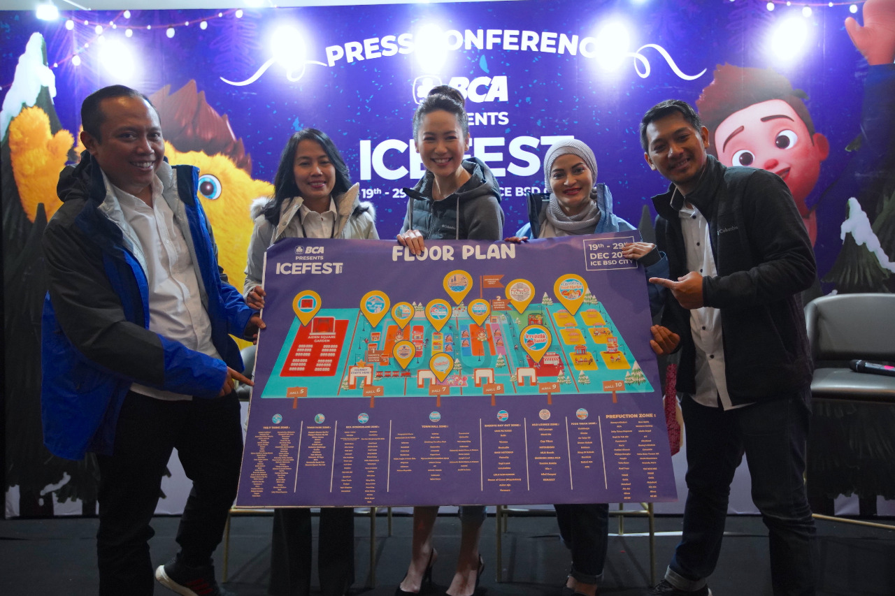 Jumpa pers ICEFEST 2019 di di Goodrich Suites, Jakarta Selatan, Rabu (27/11). 