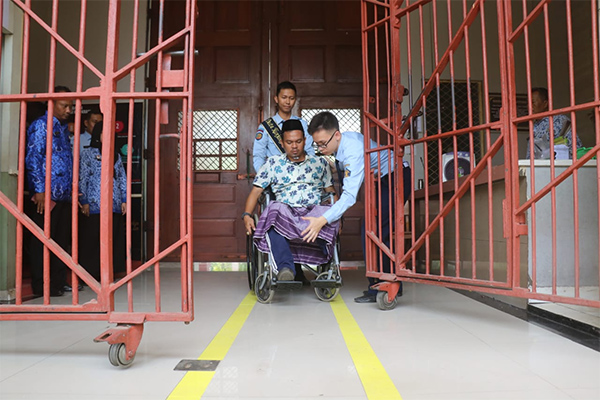 Fasilitas untuk penyandang disabilitas di Lapas Anak Tangerang