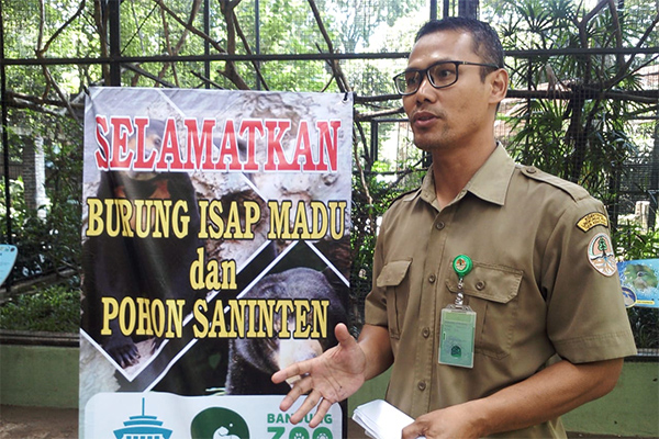 Diskusi selamatkan burung isap madu dalam memeringati hari cintapuspa dan tanaman nasional 2019 di bandung 