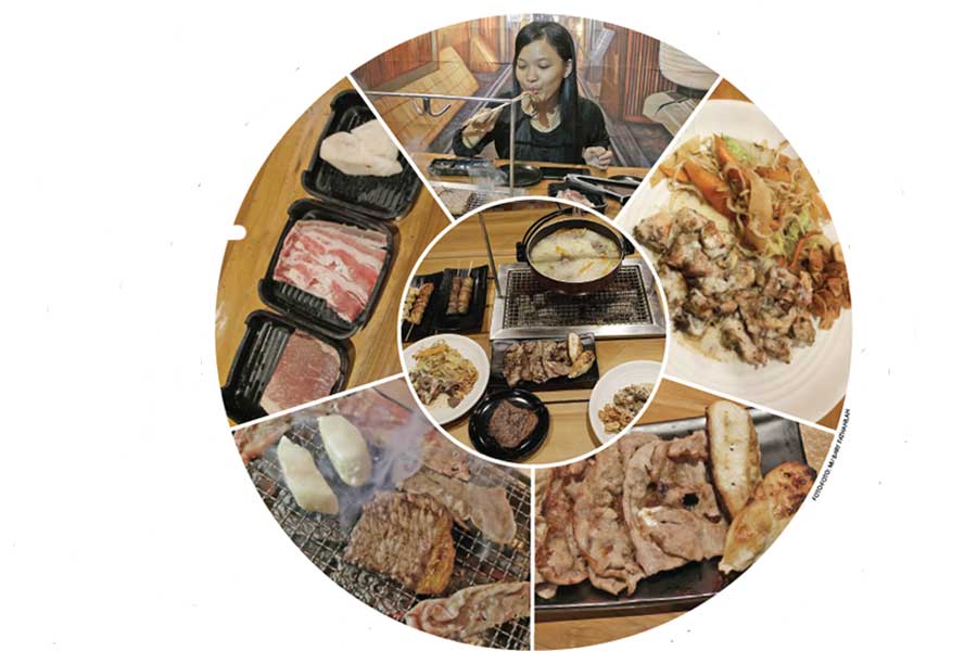 Aneka makanan bakar-bakaran