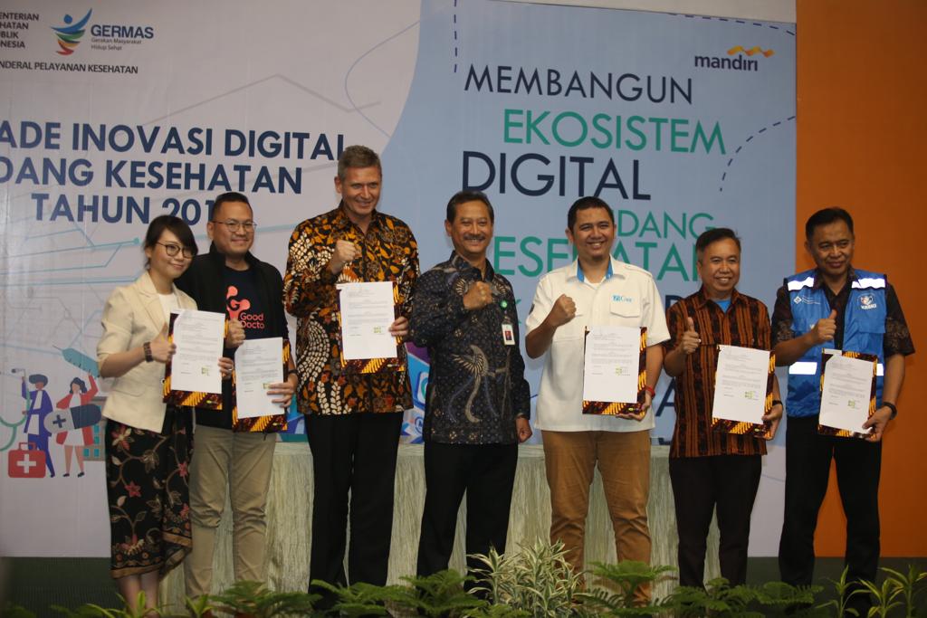 Penandatanganan nota kesepahaman antara Kemenkes dan  Good Doctor Technology Indonesia (Good Doctor)