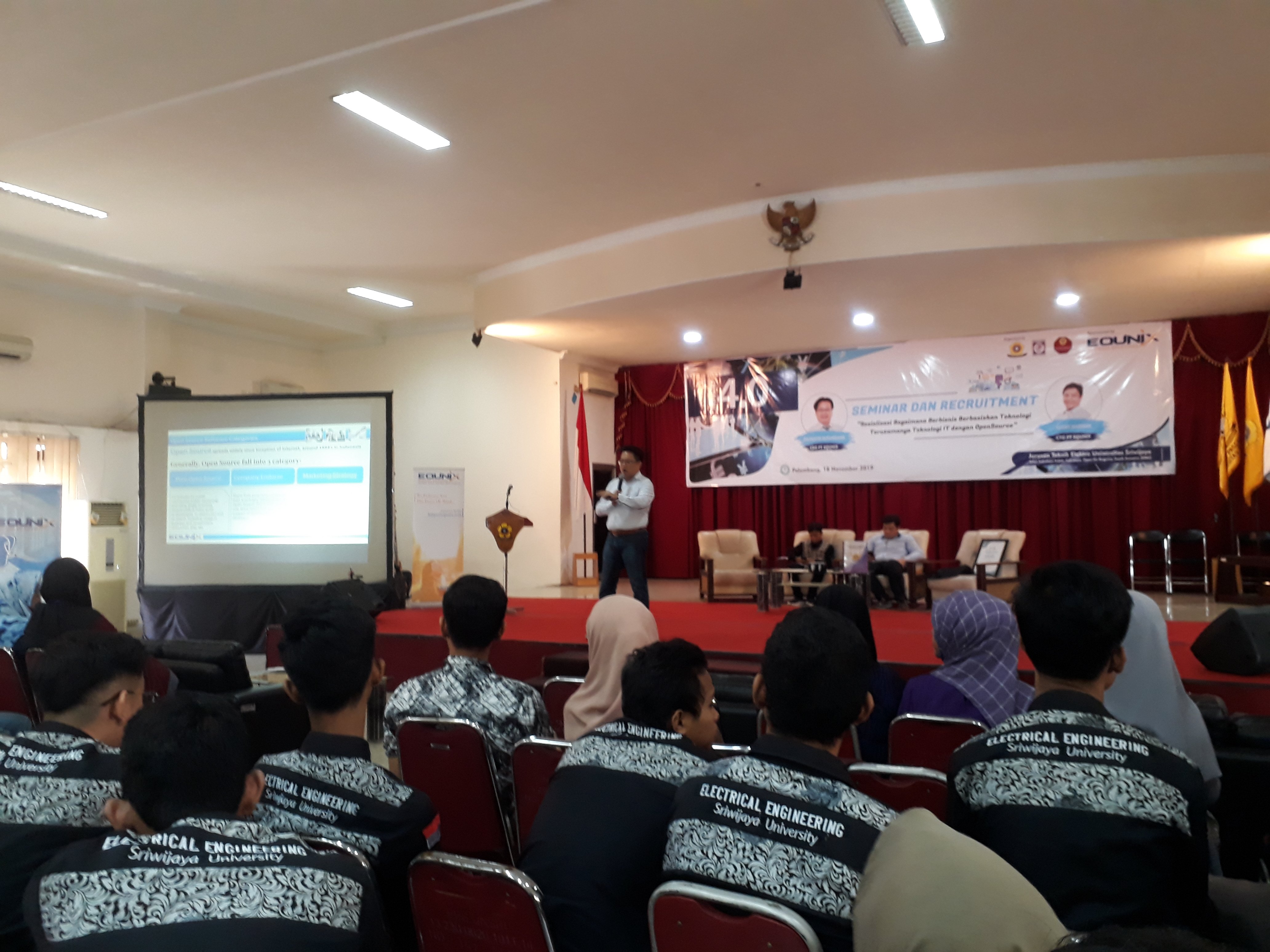 Kampanye Edukasi Software Open Source di kampus Universitas Sriwijaya,