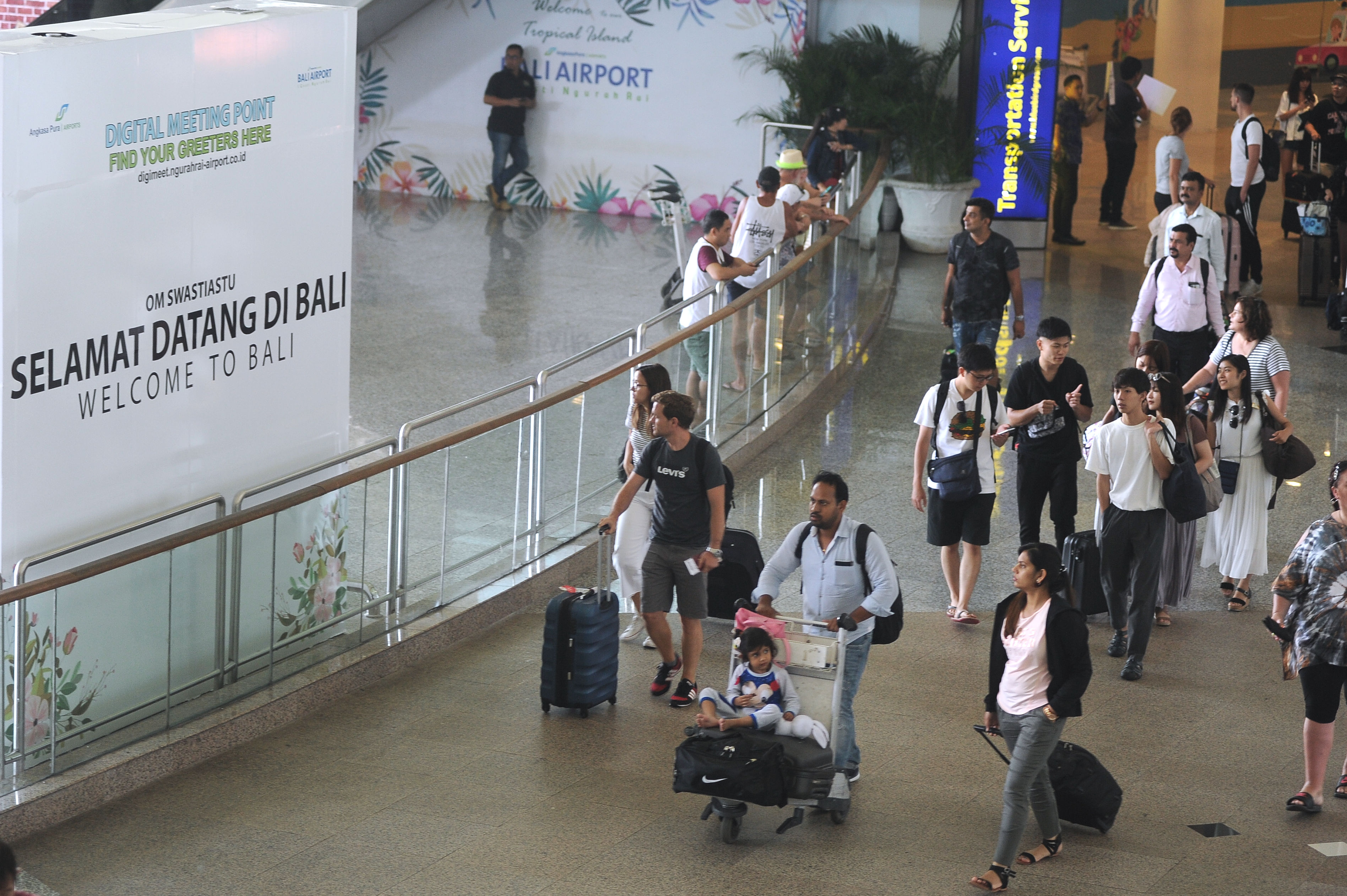 Kunjungan wisatawan ke Bali