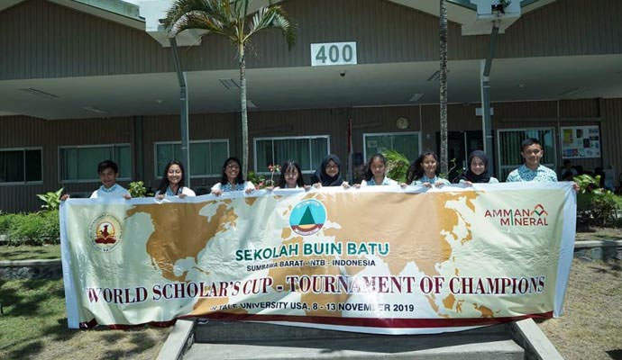 Siswa/Siswi Sekolah Buin Batu, Sekongkang, Kab. Sumbawa Barat (NTB) mewakili Indonesia dalam ajang Final World Scholar’s Cup - Tournament  